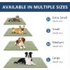 image:imageSmiry Dog Door Mat for Muddy Paws 30x20 Extra Soft Absorbent Chenille Doormat Trap Moisture and Dirt NonSlip Machine Washable Front Door Mat for Indoor Entrance Inside Floor Atlantic BlueSage Green