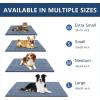image:imageSmiry Dog Door Mat for Muddy Paws 30x20 Extra Soft Absorbent Chenille Doormat Trap Moisture and Dirt NonSlip Machine Washable Front Door Mat for Indoor Entrance Inside Floor Atlantic BlueAiry Blue