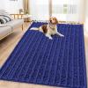 image:imageSmiry Dog Door Mat for Muddy Paws 30x20 Extra Soft Absorbent Chenille Doormat Trap Moisture and Dirt NonSlip Machine Washable Front Door Mat for Indoor Entrance Inside Floor Atlantic BlueNavy Blue
