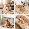image:imageSmiry Dog Door Mat for Muddy Paws 30x20 Extra Soft Absorbent Chenille Doormat Trap Moisture and Dirt NonSlip Machine Washable Front Door Mat for Indoor Entrance Inside Floor Atlantic BlueBeige