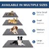 image:imageSmiry Dog Door Mat for Muddy Paws 30x20 Extra Soft Absorbent Chenille Doormat Trap Moisture and Dirt NonSlip Machine Washable Front Door Mat for Indoor Entrance Inside Floor Atlantic BlueDark Grey