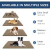 image:imageSmiry Dog Door Mat for Muddy Paws 30x20 Extra Soft Absorbent Chenille Doormat Trap Moisture and Dirt NonSlip Machine Washable Front Door Mat for Indoor Entrance Inside Floor Atlantic BlueCamel