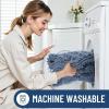 image:imageSmiry Dog Door Mat for Muddy Paws 30x20 Extra Soft Absorbent Chenille Doormat Trap Moisture and Dirt NonSlip Machine Washable Front Door Mat for Indoor Entrance Inside Floor Atlantic BlueAiry Blue
