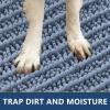 image:imageSmiry Dog Door Mat for Muddy Paws 30x20 Extra Soft Absorbent Chenille Doormat Trap Moisture and Dirt NonSlip Machine Washable Front Door Mat for Indoor Entrance Inside Floor Atlantic BlueAiry Blue