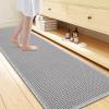 image:imageSmiry Waffle Bath Mat 30x20 Extra Soft Absorbent Bathroom Rugs Non Slip Machine Washable Quick Dry Bath Rugs for Bathroom Floor Tub Shower Home Decor Accessories BrownLight Grey