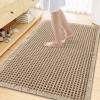 image:imageSmiry Waffle Bath Mat 30x20 Extra Soft Absorbent Bathroom Rugs Non Slip Machine Washable Quick Dry Bath Rugs for Bathroom Floor Tub Shower Home Decor Accessories BrownBrown