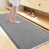 image:imageSmiry Waffle Bath Mat 30x20 Extra Soft Absorbent Bathroom Rugs Non Slip Machine Washable Quick Dry Bath Rugs for Bathroom Floor Tub Shower Home Decor Accessories BrownDarkgrey  Cream
