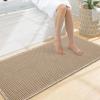 image:imageSmiry Waffle Bath Mat 30x20 Extra Soft Absorbent Bathroom Rugs Non Slip Machine Washable Quick Dry Bath Rugs for Bathroom Floor Tub Shower Home Decor Accessories BrownBrown