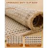 image:imageSmiry Waffle Bath Mat 30x20 Extra Soft Absorbent Bathroom Rugs Non Slip Machine Washable Quick Dry Bath Rugs for Bathroom Floor Tub Shower Home Decor Accessories BrownBrown  Cream