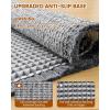 image:imageSmiry Waffle Bath Mat 30x20 Extra Soft Absorbent Bathroom Rugs Non Slip Machine Washable Quick Dry Bath Rugs for Bathroom Floor Tub Shower Home Decor Accessories BrownDarkgrey  Cream
