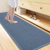 image:imageSmiry Waffle Bath Mat 30x20 Extra Soft Absorbent Bathroom Rugs Non Slip Machine Washable Quick Dry Bath Rugs for Bathroom Floor Tub Shower Home Decor Accessories BrownBlue