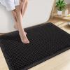 image:imageSmiry Waffle Bath Mat 30x20 Extra Soft Absorbent Bathroom Rugs Non Slip Machine Washable Quick Dry Bath Rugs for Bathroom Floor Tub Shower Home Decor Accessories BrownBlack