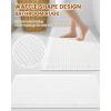 image:imageSmiry Waffle Bath Mat 30x20 Extra Soft Absorbent Bathroom Rugs Non Slip Machine Washable Quick Dry Bath Rugs for Bathroom Floor Tub Shower Home Decor Accessories BrownWhite
