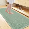 image:imageSmiry Waffle Bath Mat 30x20 Extra Soft Absorbent Bathroom Rugs Non Slip Machine Washable Quick Dry Bath Rugs for Bathroom Floor Tub Shower Home Decor Accessories BrownSage Green