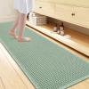 image:imageSmiry Waffle Bath Mat 30x20 Extra Soft Absorbent Bathroom Rugs Non Slip Machine Washable Quick Dry Bath Rugs for Bathroom Floor Tub Shower Home Decor Accessories BrownSage Green