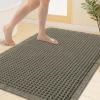 image:imageSmiry Waffle Bath Mat 30x20 Extra Soft Absorbent Bathroom Rugs Non Slip Machine Washable Quick Dry Bath Rugs for Bathroom Floor Tub Shower Home Decor Accessories BrownGreen