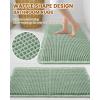 image:imageSmiry Waffle Bath Mat 30x20 Extra Soft Absorbent Bathroom Rugs Non Slip Machine Washable Quick Dry Bath Rugs for Bathroom Floor Tub Shower Home Decor Accessories BrownSage Green