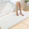image:imageSmiry Waffle Bath Mat 30x20 Extra Soft Absorbent Bathroom Rugs Non Slip Machine Washable Quick Dry Bath Rugs for Bathroom Floor Tub Shower Home Decor Accessories BrownWhite