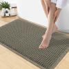 image:imageSmiry Waffle Bath Mat 30x20 Extra Soft Absorbent Bathroom Rugs Non Slip Machine Washable Quick Dry Bath Rugs for Bathroom Floor Tub Shower Home Decor Accessories BrownGreen
