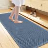 image:imageSmiry Waffle Bath Mat 30x20 Extra Soft Absorbent Bathroom Rugs Non Slip Machine Washable Quick Dry Bath Rugs for Bathroom Floor Tub Shower Home Decor Accessories BrownBlue