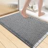 image:imageSmiry Waffle Bath Mat 30x20 Extra Soft Absorbent Bathroom Rugs Non Slip Machine Washable Quick Dry Bath Rugs for Bathroom Floor Tub Shower Home Decor Accessories BrownDarkgrey  Cream