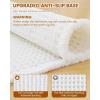 image:imageSmiry Waffle Bath Mat 30x20 Extra Soft Absorbent Bathroom Rugs Non Slip Machine Washable Quick Dry Bath Rugs for Bathroom Floor Tub Shower Home Decor Accessories BrownWhite