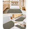 image:imageSmiry Waffle Bath Mat 30x20 Extra Soft Absorbent Bathroom Rugs Non Slip Machine Washable Quick Dry Bath Rugs for Bathroom Floor Tub Shower Home Decor Accessories BrownGreen