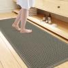 image:imageSmiry Waffle Bath Mat 30x20 Extra Soft Absorbent Bathroom Rugs Non Slip Machine Washable Quick Dry Bath Rugs for Bathroom Floor Tub Shower Home Decor Accessories BrownGreen