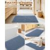 image:imageSmiry Waffle Bath Mat 30x20 Extra Soft Absorbent Bathroom Rugs Non Slip Machine Washable Quick Dry Bath Rugs for Bathroom Floor Tub Shower Home Decor Accessories BrownBlue