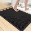 image:imageSmiry Waffle Bath Mat 30x20 Extra Soft Absorbent Bathroom Rugs Non Slip Machine Washable Quick Dry Bath Rugs for Bathroom Floor Tub Shower Home Decor Accessories BrownBlack