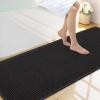 image:imageSmiry Waffle Bath Mat 30x20 Extra Soft Absorbent Bathroom Rugs Non Slip Machine Washable Quick Dry Bath Rugs for Bathroom Floor Tub Shower Home Decor Accessories BrownBlack