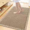 image:imageSmiry Waffle Bath Mat 30x20 Extra Soft Absorbent Bathroom Rugs Non Slip Machine Washable Quick Dry Bath Rugs for Bathroom Floor Tub Shower Home Decor Accessories BrownBrown