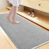 image:imageSmiry Waffle Bath Mat 30x20 Extra Soft Absorbent Bathroom Rugs Non Slip Machine Washable Quick Dry Bath Rugs for Bathroom Floor Tub Shower Home Decor Accessories BrownLightgrey  Cream