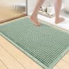 image:imageSmiry Waffle Bath Mat 30x20 Extra Soft Absorbent Bathroom Rugs Non Slip Machine Washable Quick Dry Bath Rugs for Bathroom Floor Tub Shower Home Decor Accessories BrownSage Green