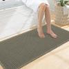 image:imageSmiry Waffle Bath Mat 30x20 Extra Soft Absorbent Bathroom Rugs Non Slip Machine Washable Quick Dry Bath Rugs for Bathroom Floor Tub Shower Home Decor Accessories BrownGreen