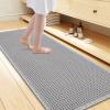 image:imageSmiry Waffle Bath Mat 30x20 Extra Soft Absorbent Bathroom Rugs Non Slip Machine Washable Quick Dry Bath Rugs for Bathroom Floor Tub Shower Home Decor Accessories BrownLight Grey