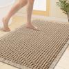 image:imageSmiry Waffle Bath Mat 30x20 Extra Soft Absorbent Bathroom Rugs Non Slip Machine Washable Quick Dry Bath Rugs for Bathroom Floor Tub Shower Home Decor Accessories BrownBrown