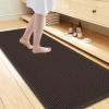 image:imageSmiry Waffle Bath Mat 30x20 Extra Soft Absorbent Bathroom Rugs Non Slip Machine Washable Quick Dry Bath Rugs for Bathroom Floor Tub Shower Home Decor Accessories BrownChocolate
