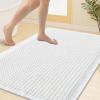 image:imageSmiry Waffle Bath Mat 30x20 Extra Soft Absorbent Bathroom Rugs Non Slip Machine Washable Quick Dry Bath Rugs for Bathroom Floor Tub Shower Home Decor Accessories BrownWhite