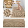 image:imageSmiry Waffle Bath Mat 30x20 Extra Soft Absorbent Bathroom Rugs Non Slip Machine Washable Quick Dry Bath Rugs for Bathroom Floor Tub Shower Home Decor Accessories BrownBrown