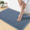 image:imageSmiry Waffle Bath Mat 30x20 Extra Soft Absorbent Bathroom Rugs Non Slip Machine Washable Quick Dry Bath Rugs for Bathroom Floor Tub Shower Home Decor Accessories BrownBlue