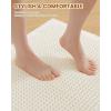 image:imageSmiry Waffle Bath Mat 30x20 Extra Soft Absorbent Bathroom Rugs Non Slip Machine Washable Quick Dry Bath Rugs for Bathroom Floor Tub Shower Home Decor Accessories BrownCream