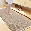 image:imageSmiry Waffle Bath Mat 30x20 Extra Soft Absorbent Bathroom Rugs Non Slip Machine Washable Quick Dry Bath Rugs for Bathroom Floor Tub Shower Home Decor Accessories BrownBrown  Cream