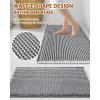 image:imageSmiry Waffle Bath Mat 30x20 Extra Soft Absorbent Bathroom Rugs Non Slip Machine Washable Quick Dry Bath Rugs for Bathroom Floor Tub Shower Home Decor Accessories BrownDarkgrey  Cream