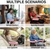 image:imageSmiry Ergonomic Office Chair Armrest Pads Memory Foam Arm Rest Covers NonSlip Armrest Cushion with Adjustable Buckles and Straps Elbow Relief for Desk Gaming amp Wheelchair Pink Set of 2Pink