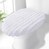 image:imageSmiry Bathroom Rugs 30x20 and Toilet Lid Cover 175x15 Soft and Absorbent Bath Mat Machine Washable NonSlip Plush Carpet Runner for Tub Shower and Floor Home DecorWhite
