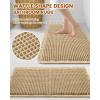 image:imageSmiry Bathroom Rugs Set 2 Piece72x24 Plus 30x20 Extra Soft Absorbent Bath Mats Non Slip Machine Washable Quick Dry Bath Rugs for Bathroom Floor Tub Shower Brown