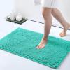 image:imageSmiry Bathroom Rugs and Mats Set of 3 Non Slip Absorbent Shaggy Bath Rug for Tub Shower and Bath Room 30x 2030x 2024 x16 Turquoise