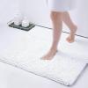 image:imageSmiry Chenille Bathroom Rugs 30x20 and UShaped Toilet Bath Rugs 20x20 Extra Soft and Absorbent Shaggy Bath Mat Machine Washable NonSlip Plush Carpet White