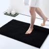 image:imageSmiry Chenille Bathroom Rugs 36x2430x20 and UShaped Toilet Bath Rugs 24x20 Extra Soft and Absorbent Shaggy Bath Mat Machine Washable NonSlip Plush Carpet Black